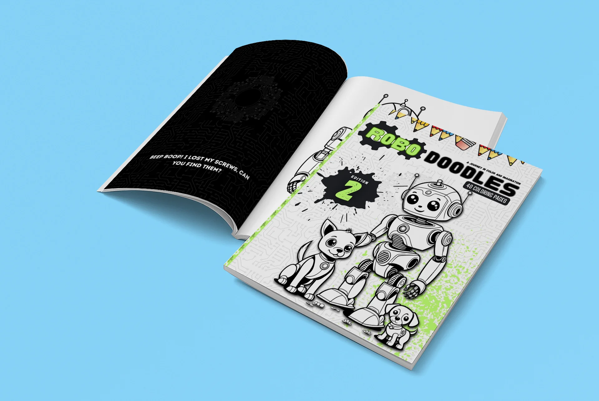 Robo Doodles – A Journey in Color and Imagination (Volume II) detail image